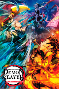Abystyle Gbydco218 Demon Slayer Key Art 2 Affiche Poster 61x91,5cm | Yourdecoration.fr