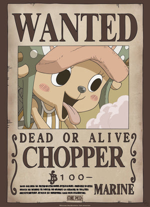 Abystyle Gbydco233 One Piece Wanted Chopper Affiche Poster 38x52cm | Yourdecoration.fr