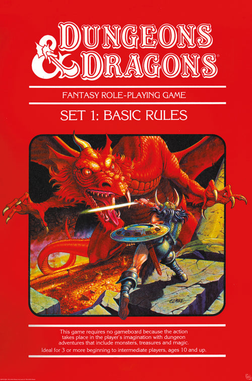 Abystyle Gbydco388 Dungeons And Dragons Basic Rules Affiche Poster 61x91,5cm | Yourdecoration.fr