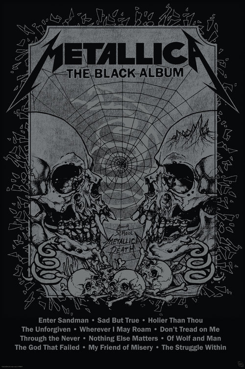 Poster Metallica Black Album 61x91 5cm Abystyle GBYDCO433 | Yourdecoration.fr