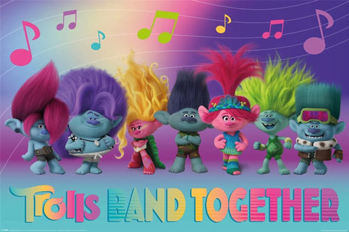 Poster Trolls Band Together Perfect Harmony 91 5x61cm Pyramid PP35190 | Yourdecoration.fr