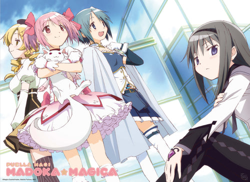 affiche poster Puella Magi Madoka Magica Madoka And Group 52x38cm Abystyle GBYDCO275 | Yourdecoration.fr