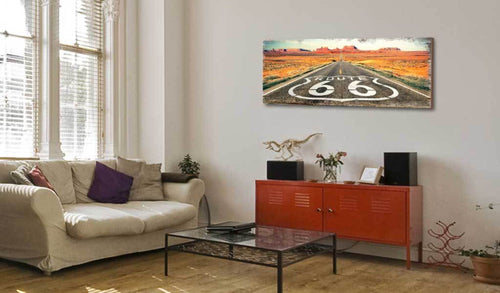 Artgeist Straight road Tableau sur toile Ambiance | Yourdecoration.fr