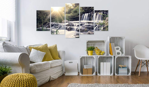 Artgeist Waterfall of Dreams Tableau sur toile 5 parties Ambiance | Yourdecoration.fr