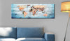 Artgeist World Maps Sapphire Travels Tableau sur toile Ambiance | Yourdecoration.fr