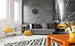 Dimex Yellow Taxi Papier Peint 150x250cm 2 bandes ambiance | Yourdecoration.fr