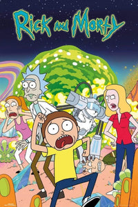 GBeye Rick and Morty Group Affiche 61x91,5cm | Yourdecoration.fr