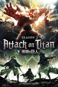 GBeye Attack on Titan Season 2 Key Art Affiche 61x91,5cm | Yourdecoration.fr