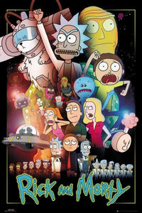 GBeye Rick and Morty Wars Affiche 61x91,5cm | Yourdecoration.fr