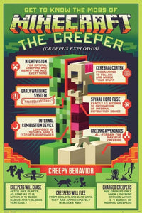 GBeye Minecraft Creepy Behavior Affiche 61x91,5cm | Yourdecoration.fr
