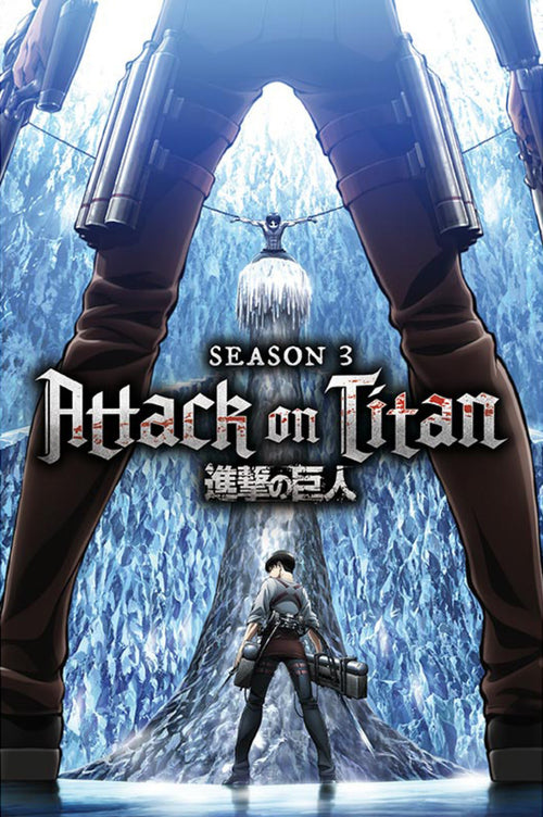 Gbeye GBYDCO030 Attack On Titan Key Art S3 Affiche Poster 61x 91-5cm | Yourdecoration.fr