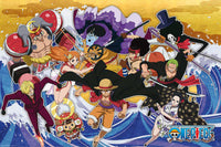 Gbeye GBYDCO036 One Piece The Crew In Wano Country Affiche Poster 91-5x61cm | Yourdecoration.fr