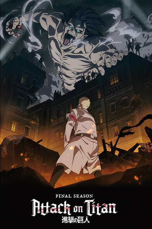 Gbeye GBYDCO044 Attack On Titan S4 Key Art Affiche Poster 61x 91-5cm | Yourdecoration.fr