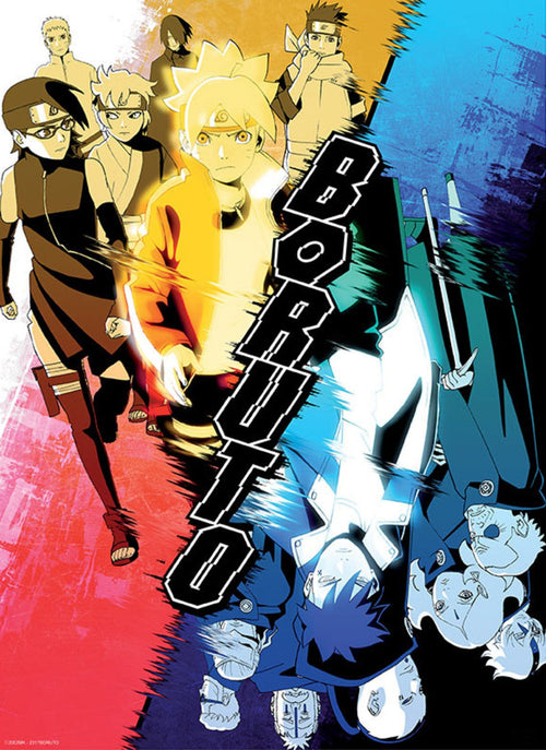 Gbeye GBYDCO076 Boruto Konoha Vs Kara Affiche Poster 61x 91-5cm | Yourdecoration.fr