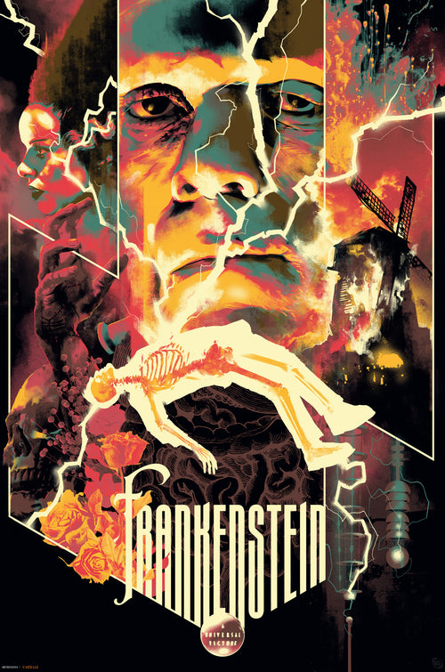 gbeye gbydco192 universal monsters frankenstein affiche poster 61x91 5cm | Yourdecoration.fr