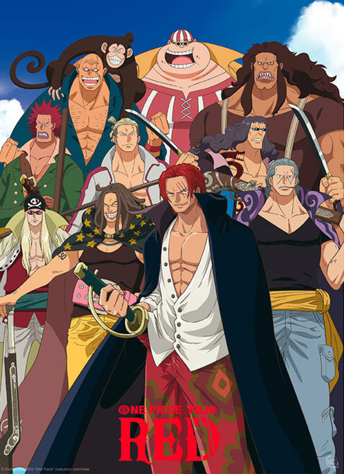 Gbeye GBYDCO197 One Piece Red Hair Pirates Affiche Poster 38x52cm | Yourdecoration.fr