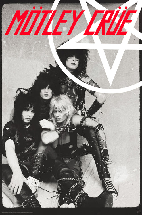 gbeye gbydco294 motley crue pentangle affiche poster 61x91 5cm | Yourdecoration.fr