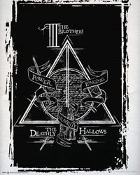 GBeye Harry Potter Deathly Hallows Graphic Affiche 40x50cm | Yourdecoration.fr