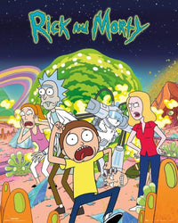 GBeye Rick and Morty Group Affiche 40x50cm | Yourdecoration.fr
