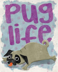 GBeye Pug Life Affiche 40x50cm | Yourdecoration.fr