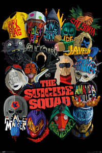 Gbeye The Suicide Squad Icons Affiche 61X91 5cm | Yourdecoration.fr