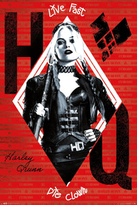 Gbeye The Suicide Squad Harley Affiche 61X91 5cm | Yourdecoration.fr