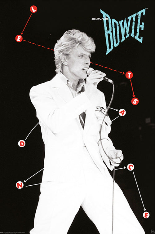 Gbeye MX00038 David Bowie Lets Dance Affiche Poster 61x 91-5cm | Yourdecoration.fr