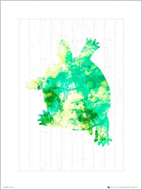 GBeye Seaside Turtle Green affiche art | Yourdecoration.fr