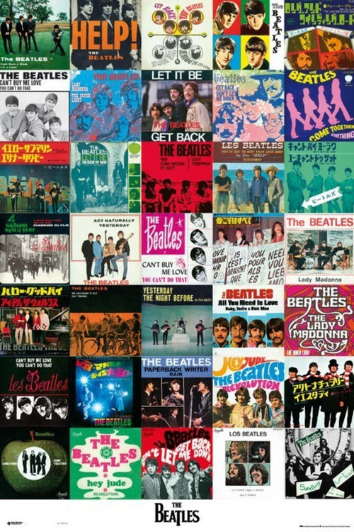 Grupo Erik GPE4513 Beatles Singles Affiche 61X91,5cm | Yourdecoration.fr