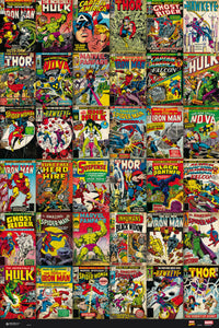 Grupo Erik GPE4785 Marvel Comics Classic Covers Affiche 61X91,5cm | Yourdecoration.fr