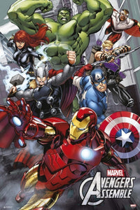 Grupo Erik GPE4802 Marvel Avengers Assemble Affiche 61X91,5cm | Yourdecoration.fr