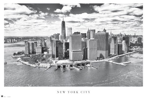 Grupo Erik GPE5025 New York City Airview Affiche 91,5X61cm | Yourdecoration.fr