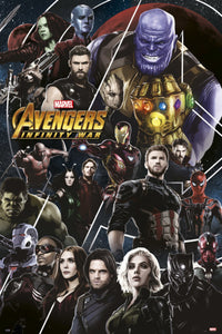 Grupo Erik GPE5243 Avengers Infinity War 2 Affiche 61X91,5cm | Yourdecoration.fr