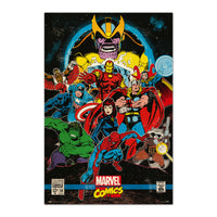 Grupo Erik GPE5264 Marvel Comics Infinity Retro Affiche 61X91,5cm | Yourdecoration.fr
