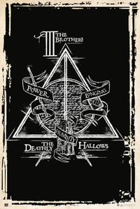 Grupo Erik GPE5320 Harry Potter Deathly Hallows Symbol Affiche 61X91,5cm | Yourdecoration.fr