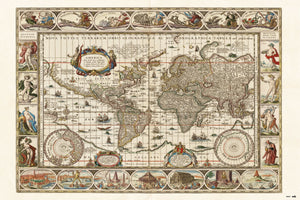 Grupo Erik GPE5452 Ancient World Map Affiche 91,5X61cm | Yourdecoration.fr