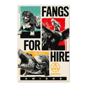 Grupo Erik GPE5499 Far Cry 6 Fangs For Hire Affiche 61X91,5cm | Yourdecoration.fr