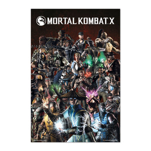 Grupo Erik GPE5510 Mortal Kombat Characters Affiche 61X91,5cm | Yourdecoration.fr