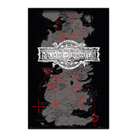 Grupo Erik GPE5513 Game Of Thrones Map Affiche 61X91,5cm | Yourdecoration.fr
