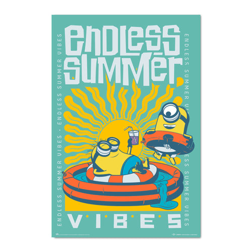 Grupo Erik Gpe5600 Affiche Art Minions Endless Summer Vibes | Yourdecoration.fr