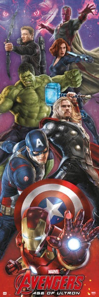 Grupo Erik PPGE8005 Marvel Avengers Age Of Ultron Affiche 53X158cm | Yourdecoration.fr
