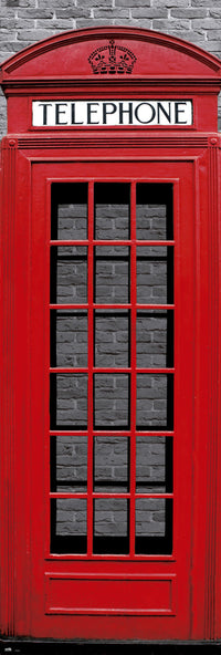 Grupo Erik PPGE8018 London Phone Box Affiche 53X158cm | Yourdecoration.fr