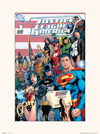 Grupo Erik Dc Comics Justice Leage Of America Volume 2 No.1 Affiche Art 30X40cm | Yourdecoration.fr