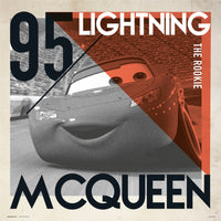 Grupo Erik Disney Cars Lightning Mcqueen Affiche Art 30X30cm | Yourdecoration.fr