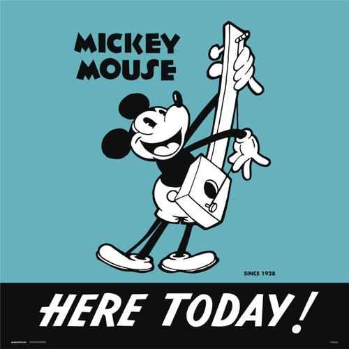 Grupo Erik Disney Mickey 90 Affiche Art 30X30cm | Yourdecoration.fr