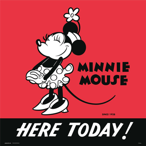 Grupo Erik Disney Minnie 90 Affiche Art 30X30cm | Yourdecoration.fr