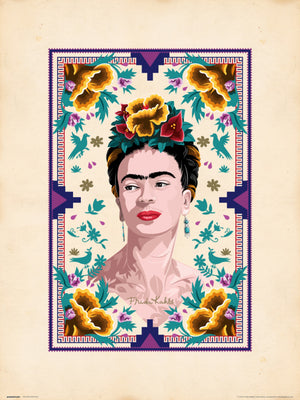 Grupo Erik Frida Kahlo Illustration Affiche Art 30X40cm | Yourdecoration.fr