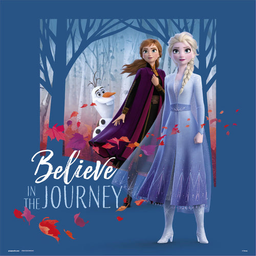 Grupo Erik Frozen Believe In The Journey Affiche Art 30X30cm | Yourdecoration.fr