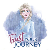Grupo Erik Frozen Face Your Fear Affiche Art 30X30cm | Yourdecoration.fr