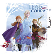 Grupo Erik Frozen Lead With Courage Affiche Art 30X30cm | Yourdecoration.fr